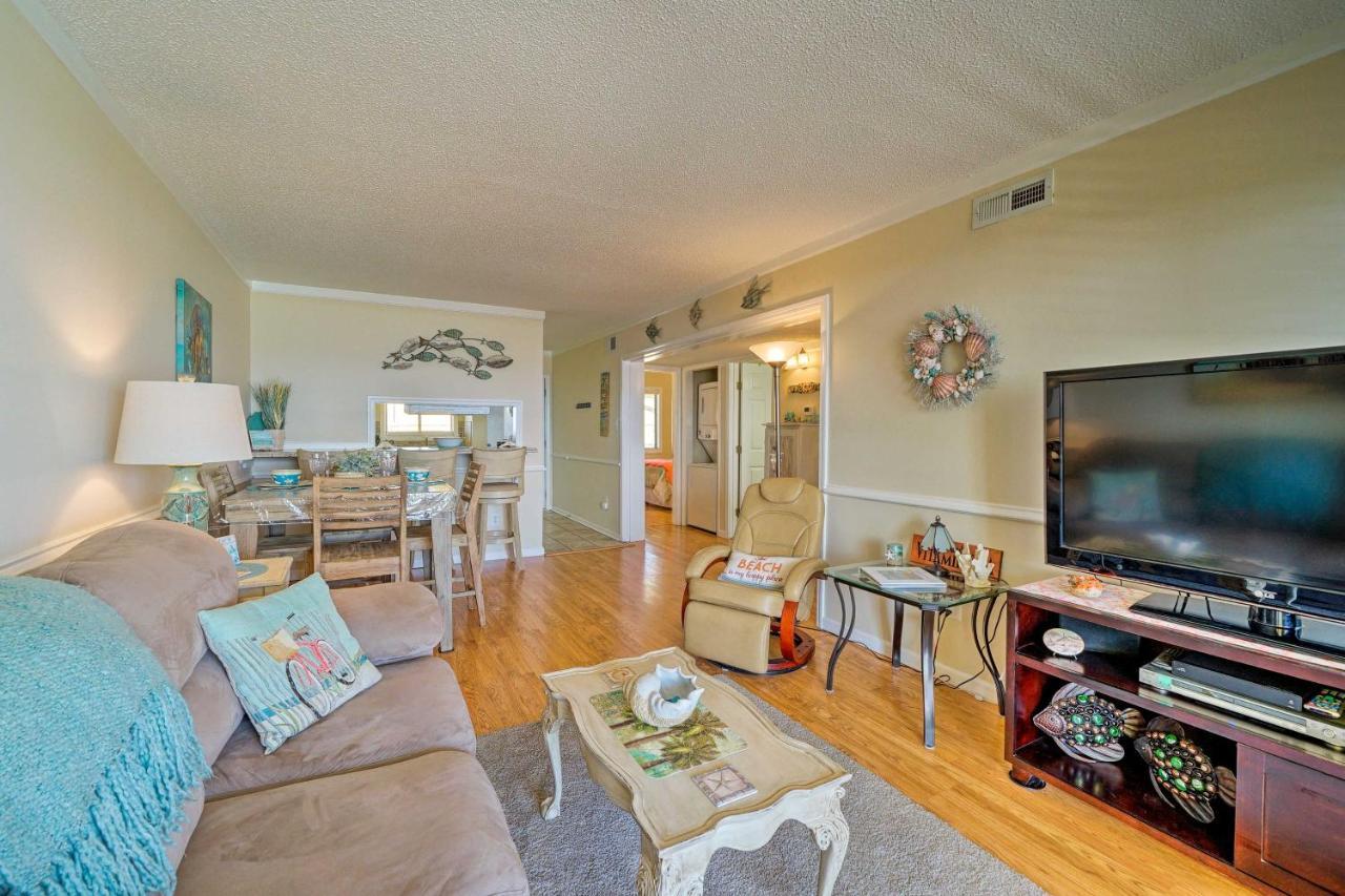 Ferienwohnung Breezy Beach Retreat With 180-Degree Ocean Views! Carolina Beach Exterior foto